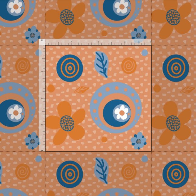 Zesty Summer Floral Pattern Stoff (Von Creator hochgeladen)