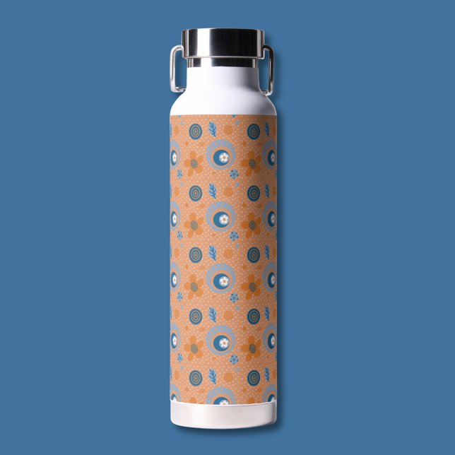 Zesty Summer Floral Pattern Trinkflasche (Von Creator hochgeladen)