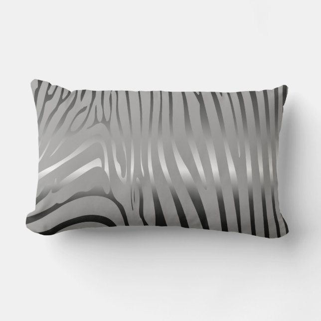 Zesty Zebra Lendenkissen (Vorderseite)