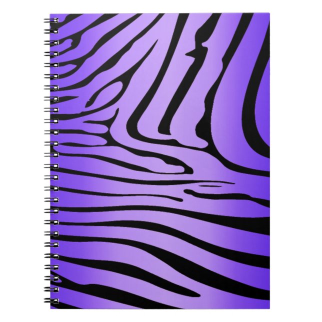 Zesty Zebra Lila Notizblock (Vorderseite)