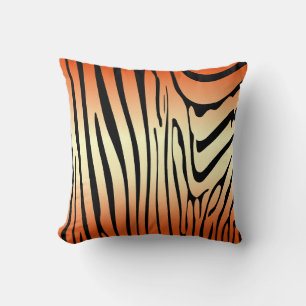 Zesty Zebra Orange Kissen