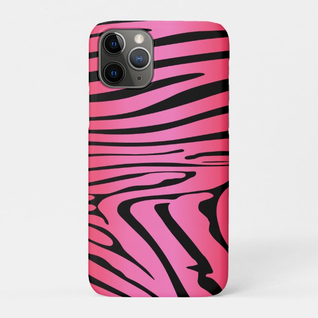 Zesty Zebra Red Case-Mate iPhone Hülle (Rückseite)