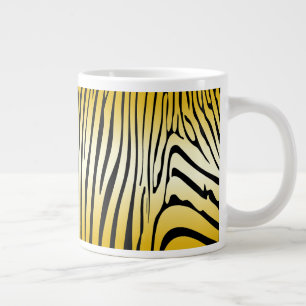 Zesty Zebra Yellow Jumbo-Tasse