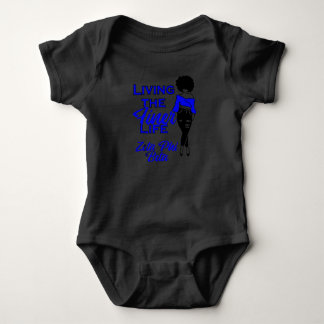 Zeta Phi Sorority Beta Paraphernalia for Friend Baby Strampler