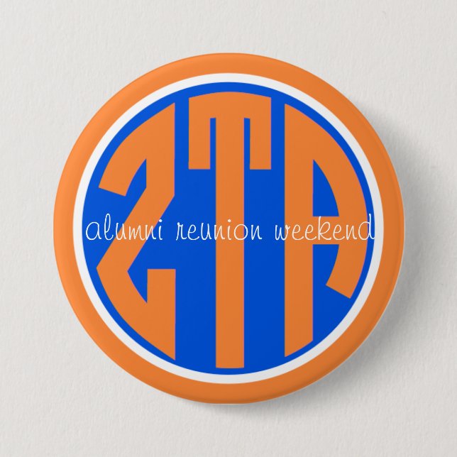 Zeta-Wiedersehenvorlage Button (Vorderseite)
