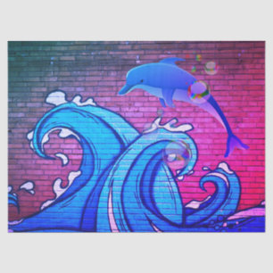 Zettel zur Graffiti City Wall Seidenpapier