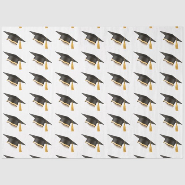 Zettelpapier für Graduierungsklammern Seidenpapier (Vorderseite)