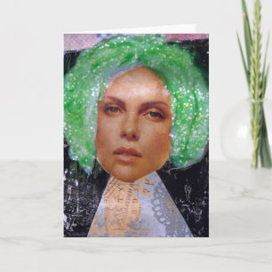 Zetti Girl The Green Hair Girl Karte