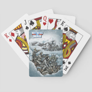 Zeuge des Krieges spielen Karten Spielkarten