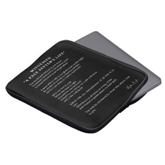 Zeuge eines Poet-Regisseurs für Lebensförderung Laptopschutzhülle