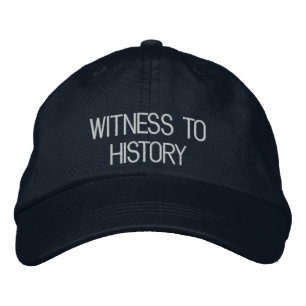 Zeuge von History Hat Bestickte Baseballkappe