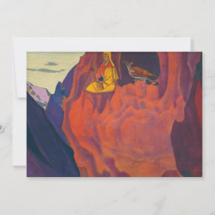 Zeugnisse des Adlers von Nicholas Roerich Dankeskarte