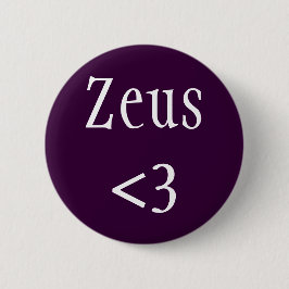 Zeus <3 König des griechischen Pantheons Button