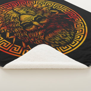 Zeus' altes Schild-Kunstposter Sherpadecke