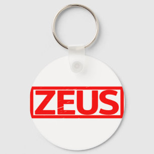 Zeus-Briefmarke Schlüsselanhänger