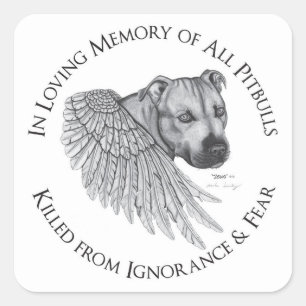 Zeus Engel Quadratischer Aufkleber