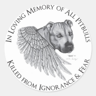 Zeus Engel Runder Aufkleber