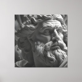 Zeus Gott Leinwanddruck