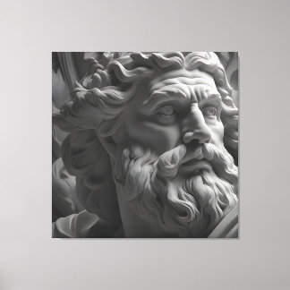 Zeus Gott Leinwanddruck