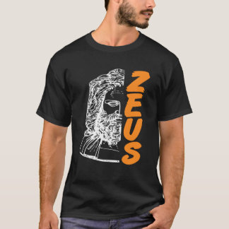 Zeus Greek God of Thunder Power Strength Olympus L T-Shirt
