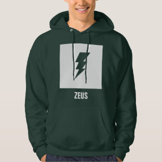 Zeus griechisches Mythologie-Gott-Symbol Hoodie