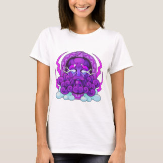Zeus Lighting Retro-Design Lila Cool T-Shirt