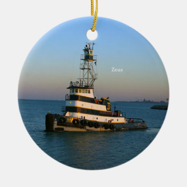 Zeus-Ornament Keramik Ornament (Vorne)