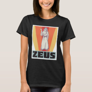 Zeus Retro Griechenland Gott griechische Mythologi T-Shirt
