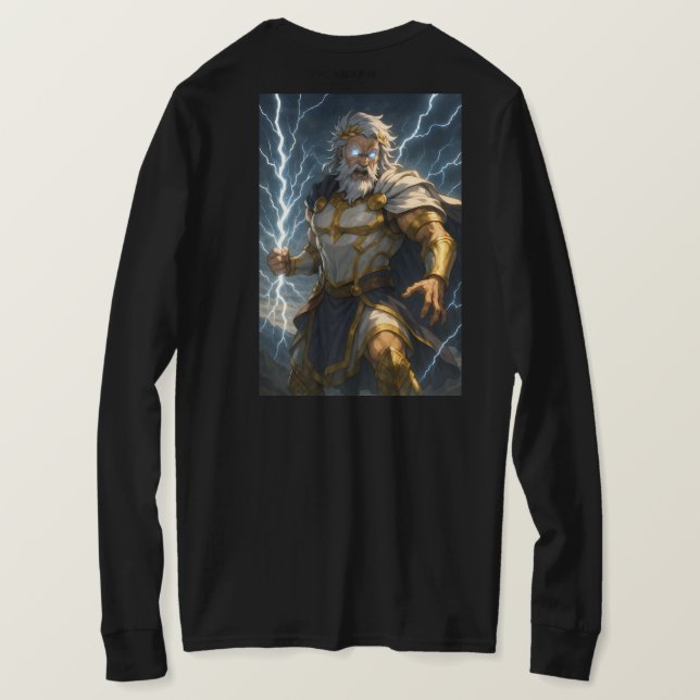 Zeus T-Shirt (Design Rückseite)