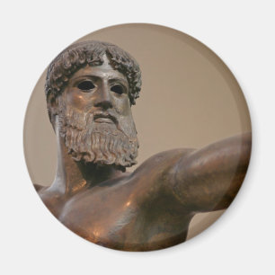 Zeusbronzestatue in Athen Griechenland Magnet