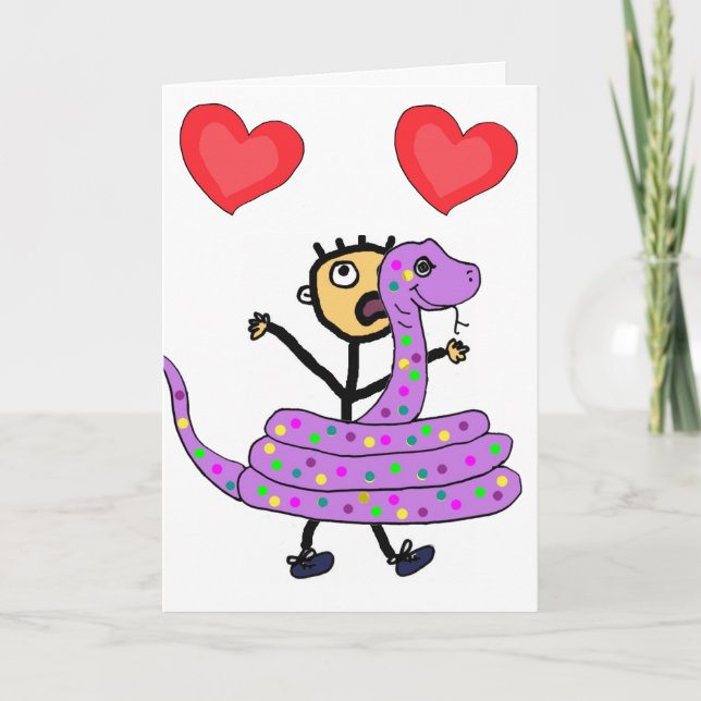 ZF- J'ai un crush sur la carte de Saint Valentin (Devant)