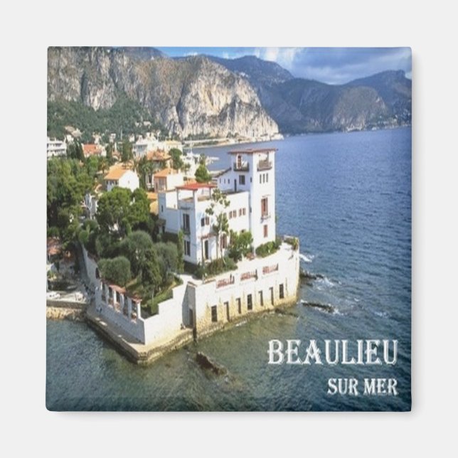 zFR0104 BEAULIEU SUR MER-BELLUOGO, Côte d'Azur, Magnet (Vorne)