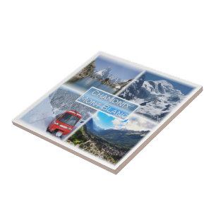zFR021 CHAMON, Mont Blanc, Fliese