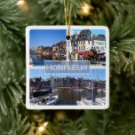 zFR028 HONFLEUR Hafen, Normandie, Keramikornament<br><div class="desc">Hier finden Sie das Andenken Ihres Urlaubs. Diese Kategorie enthält Keramik-Zierschriften von vielen Orten in Europa. (zFR028 HONFLEUR Hafen, Normandie, Frankreich, Europa, Keramik Ornament). Erleben Sie Freunde und Verwandte mit den einzigartigen Souvenirs von Ihrer großartigen Reise. Probier uns! #LeoPepeDesign - alter Pferd- und Taxifahrer, Reisegeschenk Souvenir-Gadget, europäische Französische Republik, Leopepedesign,...</div>
