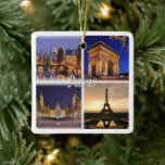 zFR030 PARIS, Frankreich, Keramikornament<br><div class="desc">Hier finden Sie das Andenken Ihres Urlaubs. Diese Kategorie enthält Keramik Ornament von vielen Orten in Frankreich. (zFR030 PARIS, Frankreich, Europa, Keramik Ornament). Erleben Sie Freunde und Verwandte mit den einzigartigen Souvenirs von Ihrer großartigen Reise. Probier uns! #LeoPepeDesign - Tour eiffel arc de triomphe, pyramide du louvre museum wade, europe...</div>