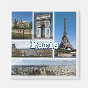 zFR032 TOUR EIFFEL and PARIS, Frankreich, EuropeFr Magnet
