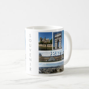 zFR032 TOUR EIFFEL und PARIS, Frankreich, Europa, Kaffeetasse