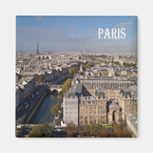 zFR054 PARIS panorama, Frankreich, Kühlschrank Magnet