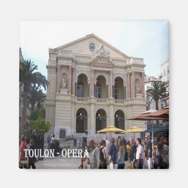 zFR077 TOULON-OPERA, Côte d'Azur, Kühlschrank Magnet (Vorne)