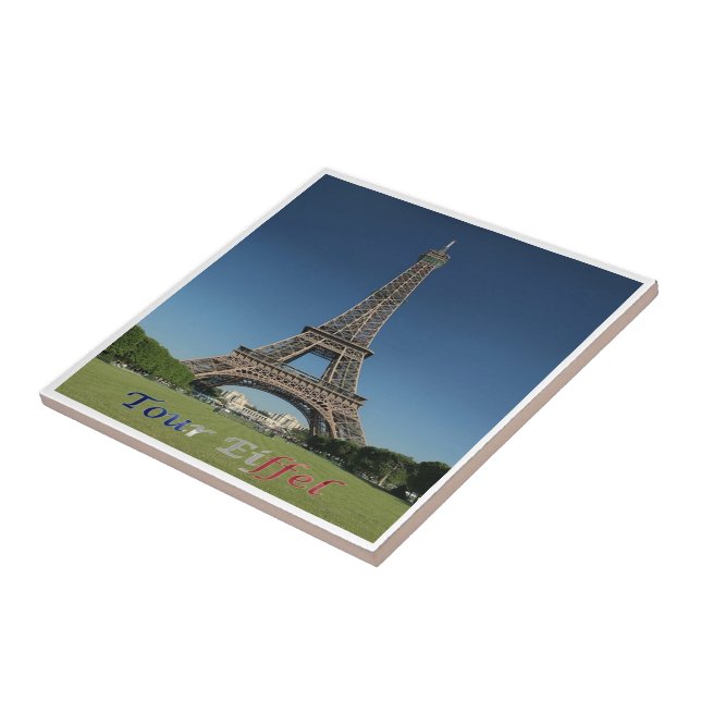 zFR150 EIFFEL TOWER, Paris, Frankreich, Fliese (Seite)