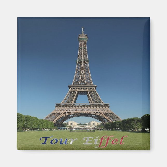 zFR150 EIFFEL TOWER, Paris, Frankreich, Kühlschran Magnet (Vorne)