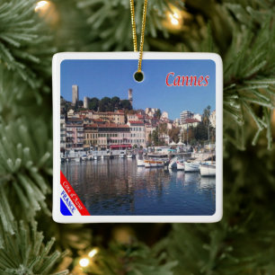 zFR151 CANNES, Côte d'Azur, Frankreich, Keramikornament