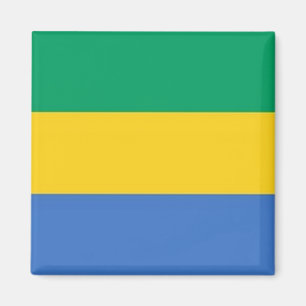 zGA001 GABON FLAG, Afrika, Kühlschrank Magnet
