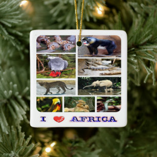 zGA011 GABON I Liebe, Mosaik, Afrika, Keramikornament