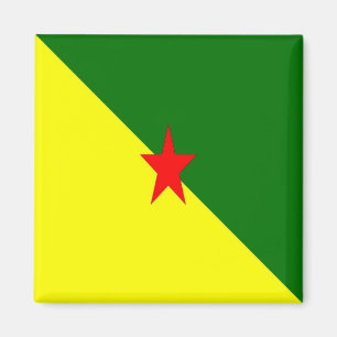 zGF001 FRANZÖSISCH GUYANA, FLAG, Amerika, Kühlschr Magnet