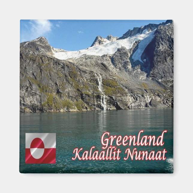 zGL009 KALAALLIT NUNAAT, Nuuk Fjord, Grönland, Magnet (Vorne)