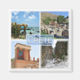 zGR021 CRETE - Griechenland - Kühlschrank Magnet