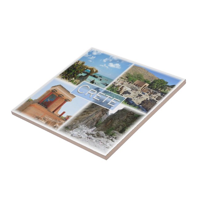 zGR021 Potpourri von CRETE, Griechenland, Fliese (Seite)