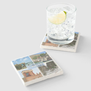 zGR021 Potpourri von CRETE, Griechenland, Steinuntersetzer