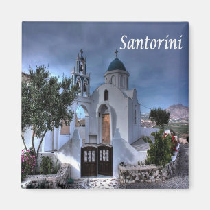 zGR034 SANTORINI, Griechenland, Kühlschrank Magnet